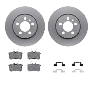 R1 Concepts WDWH1-74014 Brake Rotor- Carbon Coated W/ Ceramic Pads & Hdw